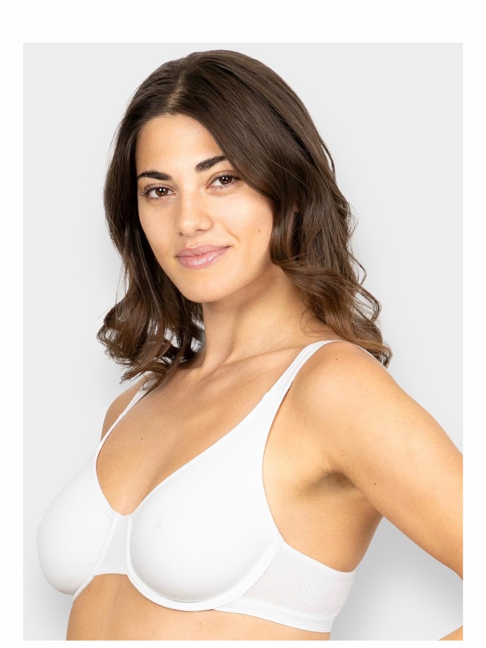 NWT Fruit of the Loom 42D White Anti-Gravity Soft Cup Underwire Bra